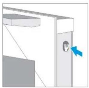 Pando PHTV-862 - Remove the oven door as shown above. - 1
