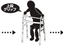 Yamazen KFW-08A - 立ち上がりサポート - 4