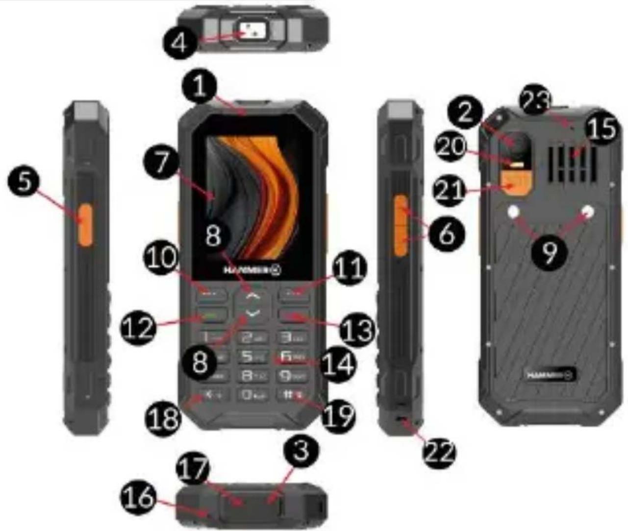 Hammer 6 LTE - Технические характеристики блока питания: - 1