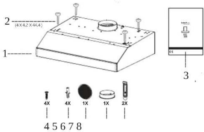 BEKO HNS61320X - Installation accessories - 1