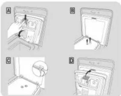 HOOVER THO286TM5-S - - De wasmiddeldispenser en+zijn compartmenten reinigen - 1