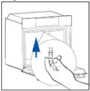 HAIER H6 ID46R5YTB - Changing the bulb on top: - 4