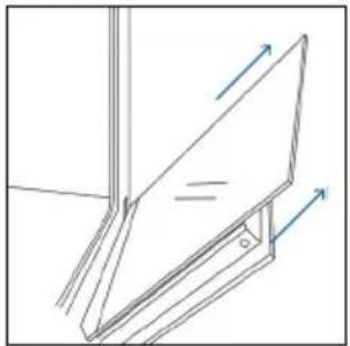 HAIER H6 ID46R5YTB - OUTSIDE THE OVEN: removal and cleaning the glass door - 4