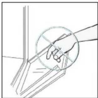 HAIER H6 ID66G3HTB - OUTSIDE THE OVEN: removal and cleaning the glass door - 6