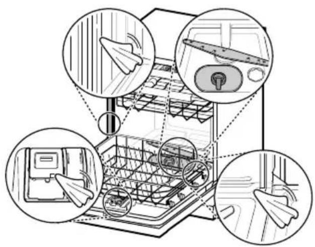LG DF030FL - Netejar l'interior - 1