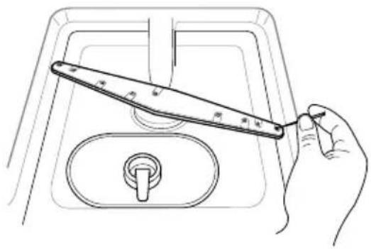 LG DF030FL - Netejar l'aspa de polvorització inferior - 1