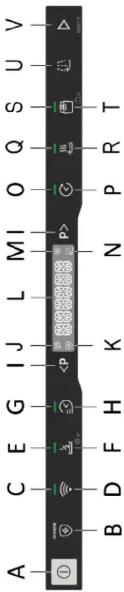 HOOVER HI 6B4S1PA - DESCRIPTION OF THE CONTROL PANEL - 1