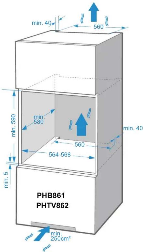 Pando PHP-864 - Instalacion En Columna - 1