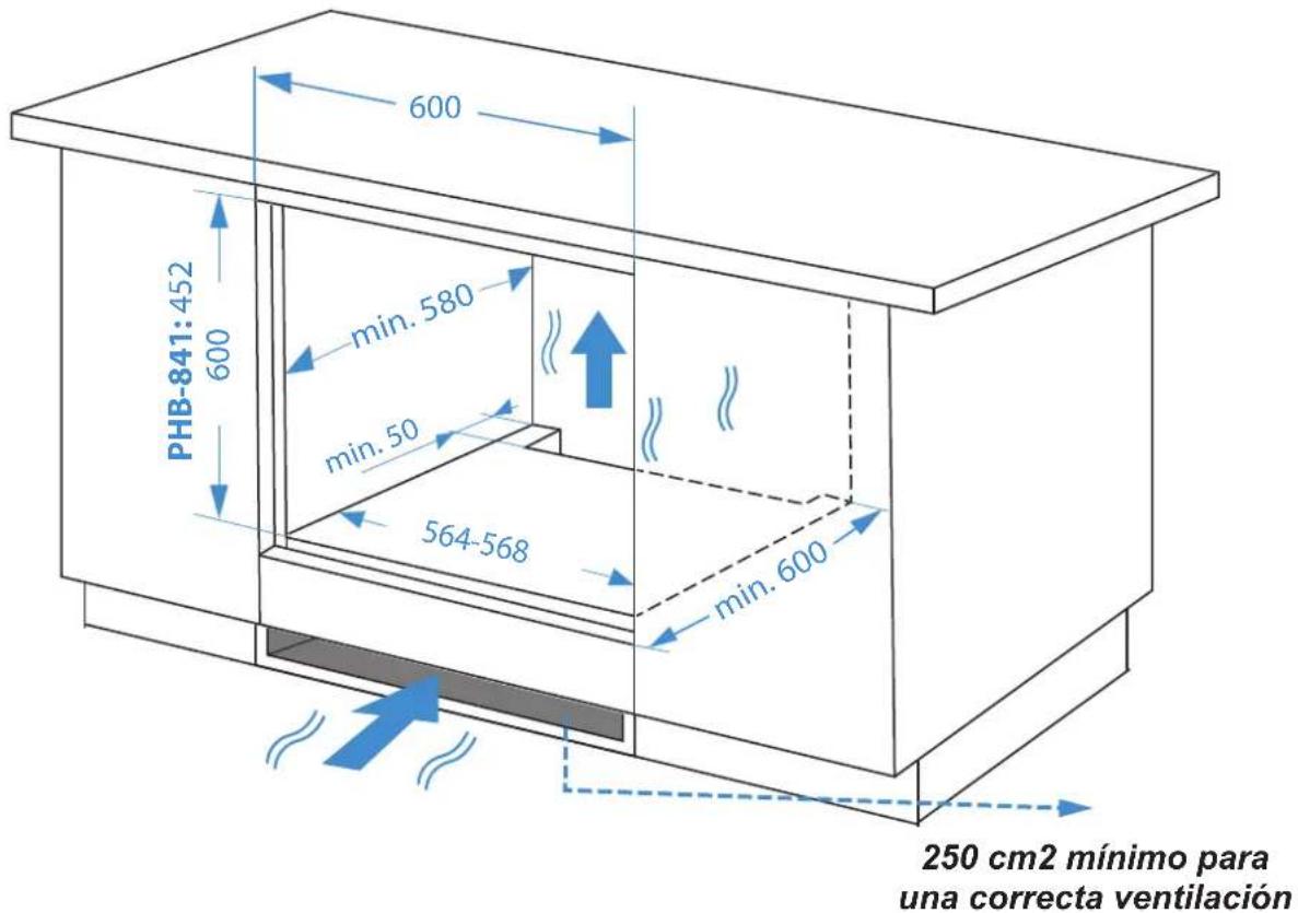 Pando PHP-864 - Under-counter installation - 3