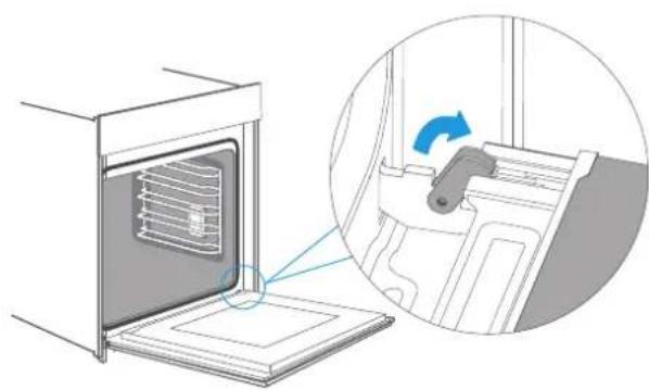 Pando PHP-864 - Dismantling the oven door - 1
