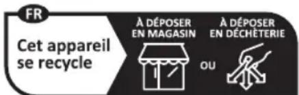 BOMANN FR 6069 H CB - Signification du symbole « Poubelle » - 3