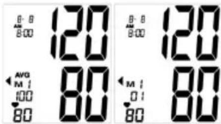 HOMEDICS BPA-P200 - Recuperar mediciones de la memoria: - 2