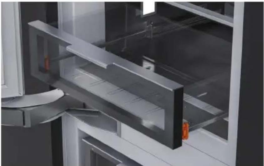 Fisher & Paykel RS3084SRHE1 - Retrait de la tablette fixe - 1
