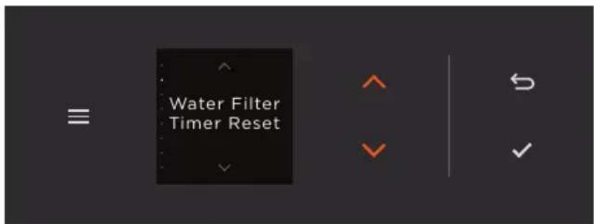 Water Filter Timer Reset