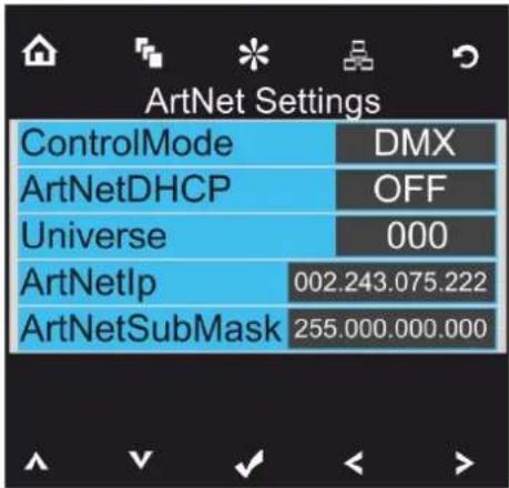 INFINITY iM-2515 - Network Settings (réglages réseau) - 1