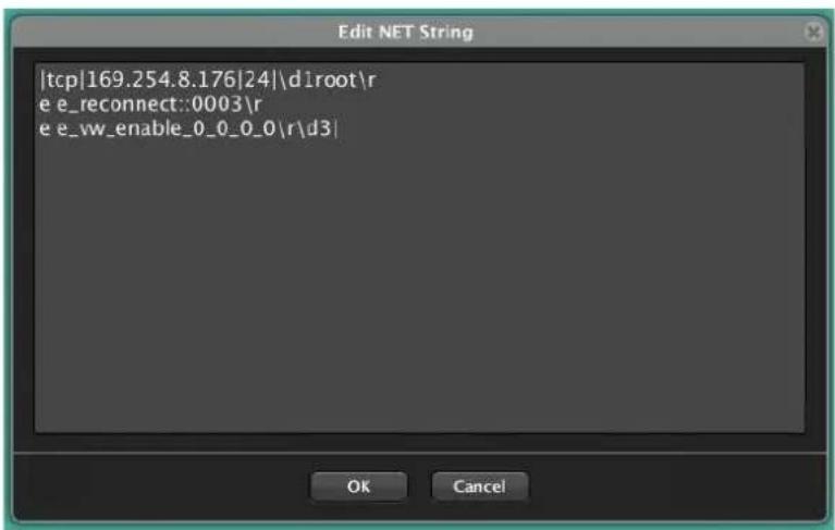 Ecler VEO-XRI2L - Exemples de chaînes de caractères Net String dans Ecler Net Manager - 3