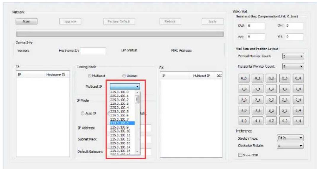 Ecler VEO-XRI2L - Configuration du mode mur d'images avec Control Centre - 1