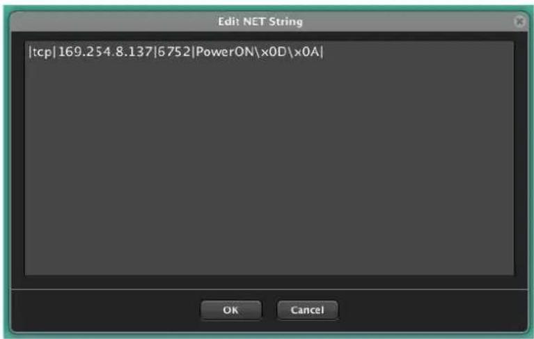 Ecler VEO-XRI2L - Exemples de chaînes de caractères Net String dans Ecler Net Manager - 4