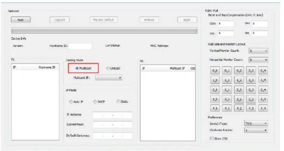 Ecler VEO-XRI2L - Configuration du mode de diffusion avec Control Centre - 1