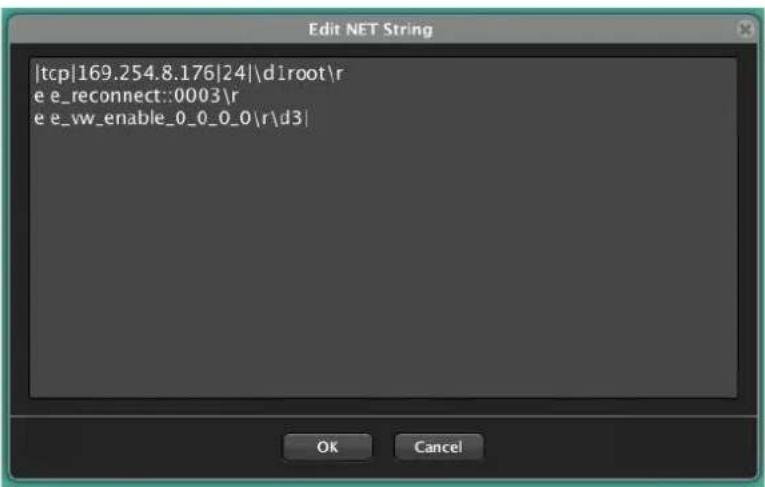 Ecler VEO-XTI2L - Exemples de chaînes de caractères Net String dans Ecler Net Manager - 3