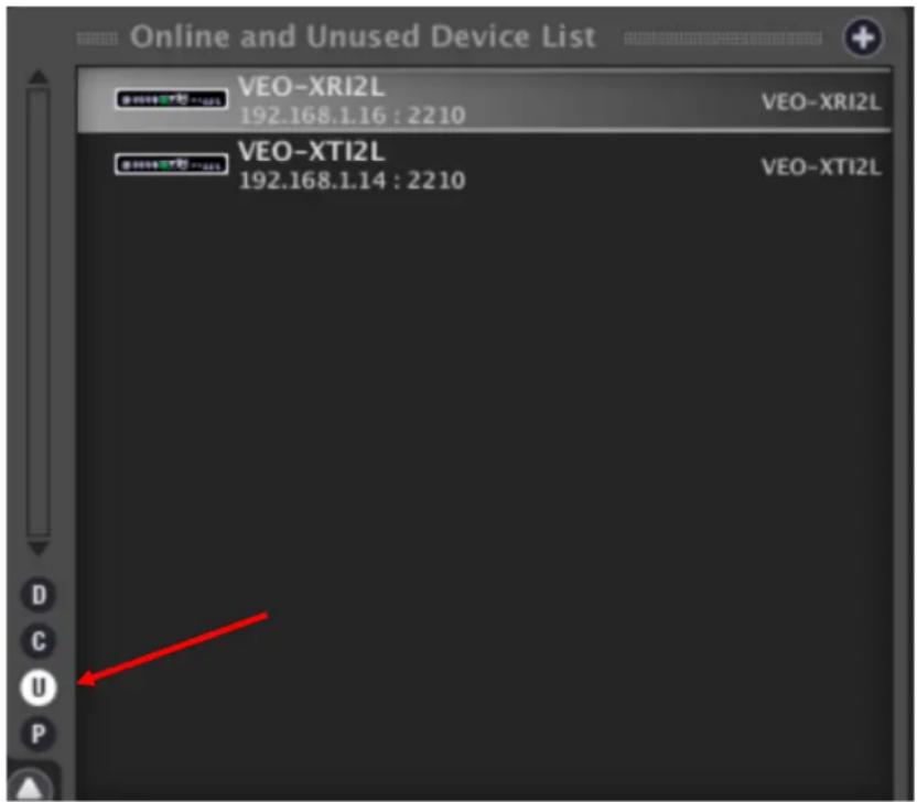 Ecler VEO-XTI2L - Comment trouver des appareils avec EclerNet Manager - 1