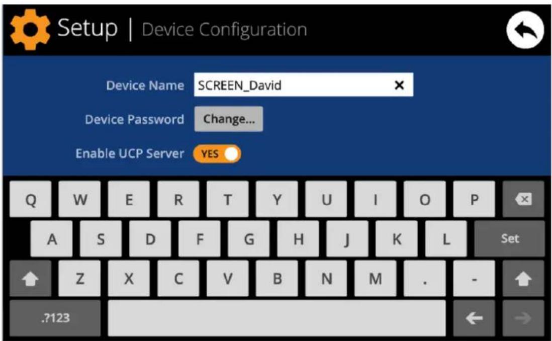 Ecler PAGENETDN - Menu de configuration d'appareil (Device Configuration) - 1