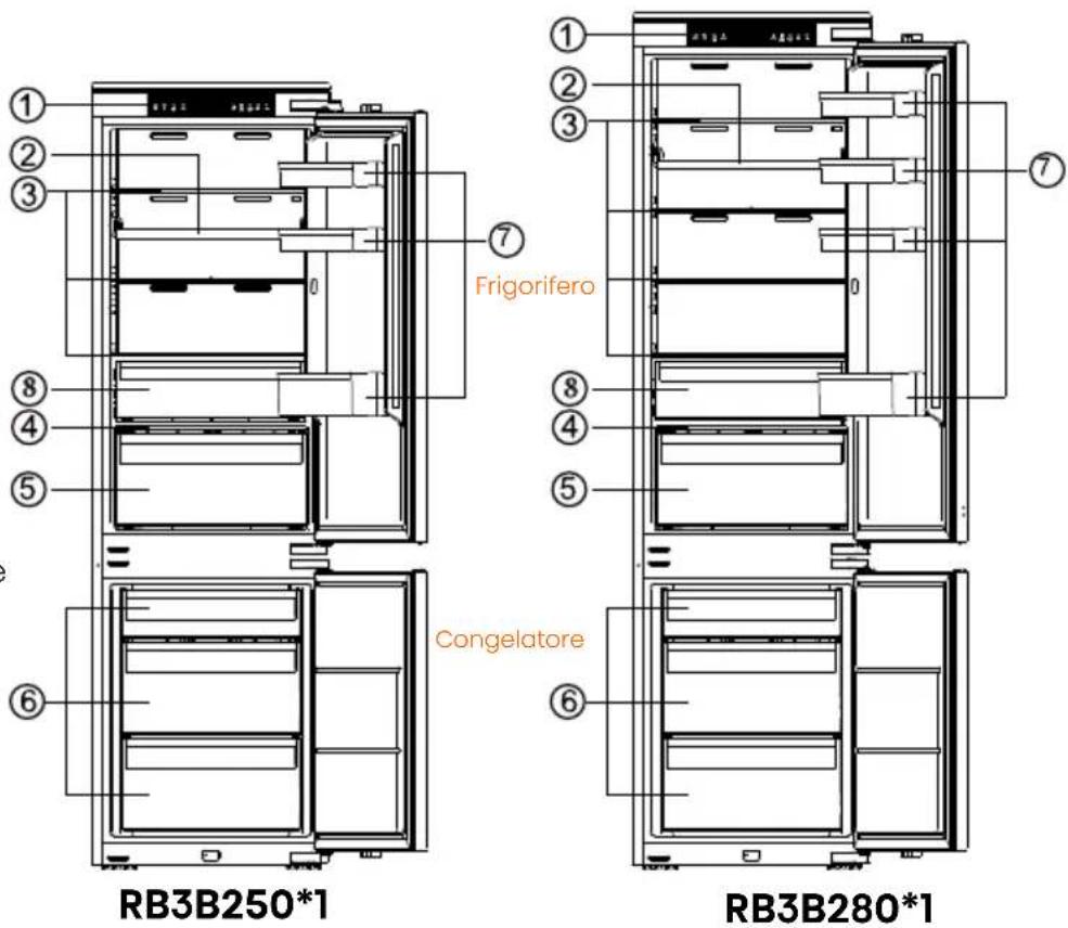 HISENSE RB3B250SEWE1 - Descrizione dell'apparecchio - 1
