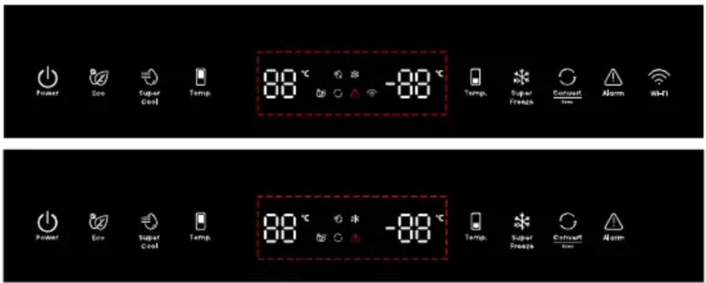HISENSE RB3B250SEWE1 - Display Bedieningselementen - 1