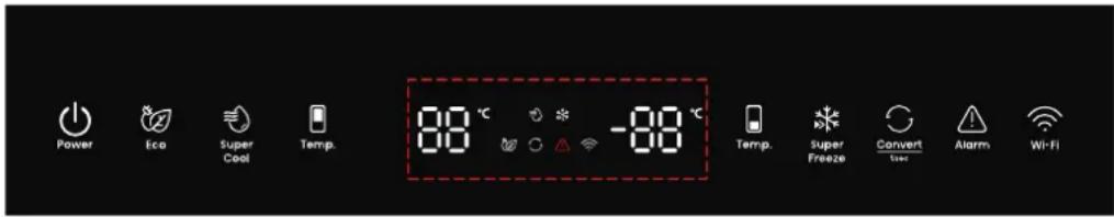 HISENSE RB3B250SEWE1 - Display Controls - 1