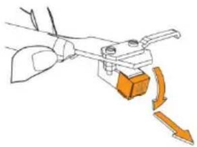 LENCO LS-570 - Removing the Stylus - 1