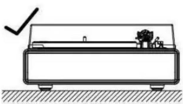 LENCO LS-570 - Installing the turntable - 1