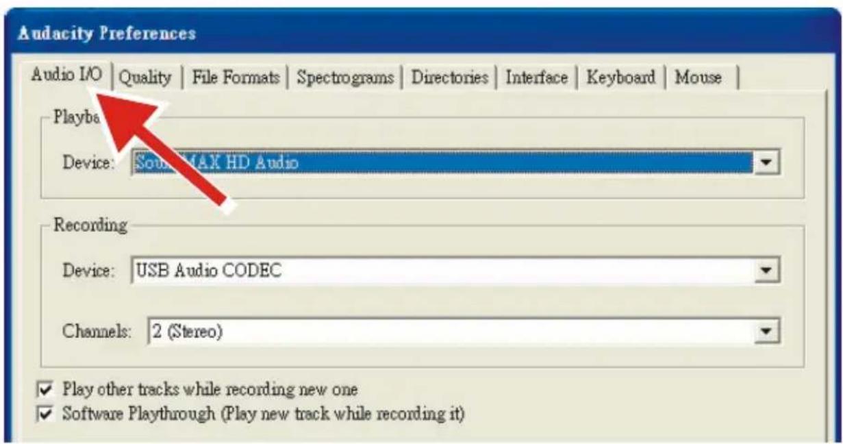 LENCO LS-570 - Opsætning af din PC til at køre med Audacity - 2