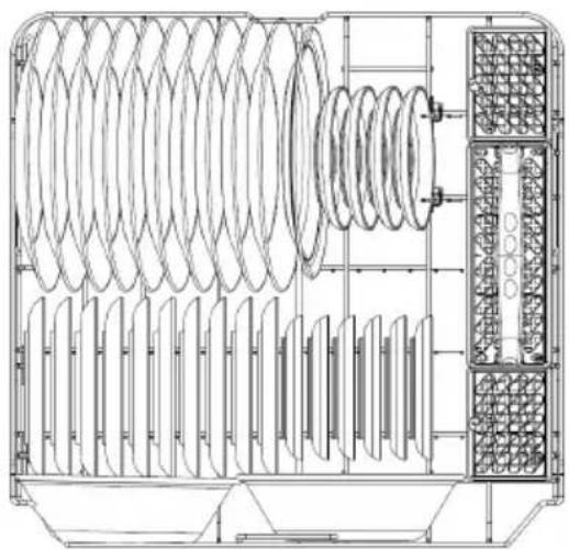 FRIGIDAIRE FDHP4336AS - Chargement du panier inférieur - 2
