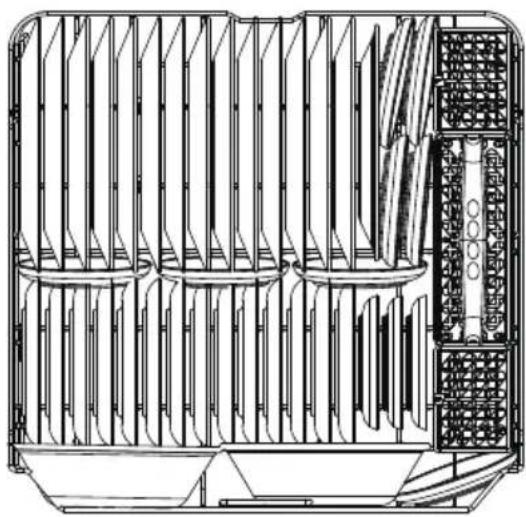 FRIGIDAIRE FDHP4336AS - Chargement du panier inférieur - 1