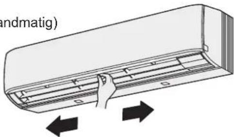 PANASONIC U-140PE1E5A - ■Instellen van de horizontale luchtstroomrichting (Handmatig) - 1