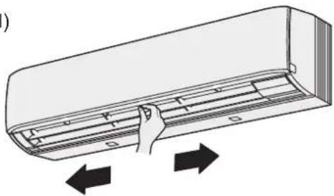 PANASONIC U-140PE1E5A - ■Adjusting the horizontal airflow direction(Manual) - 1