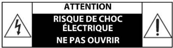 PIONEER PN32-551-24U - Risque de choc électrique - 1