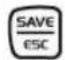 SAUTER FC 1K-BT - SAVE/ESC : - 1