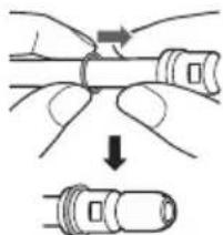 PANASONIC EW-DJ66 - Come fissare l'anello identificativo - 2
