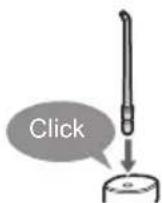 PANASONIC EW-DJ66 - Install the nozzle. - 1