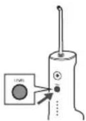 PANASONIC EW-DJ66 - Apăsați comutatorul de nivel și selectați nivelul de presiune a apei. - 1