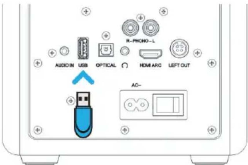 Majority D100 - Porta di riproduzione USB - 1