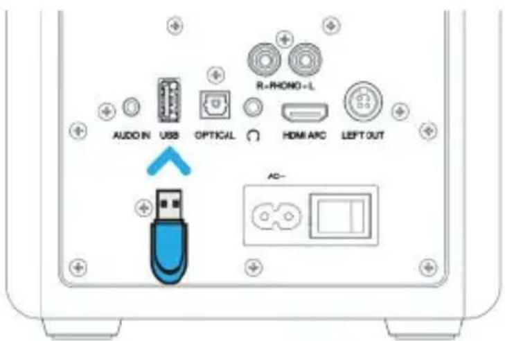 Majority D100 - USB-Wiedergabeanschluss - 1