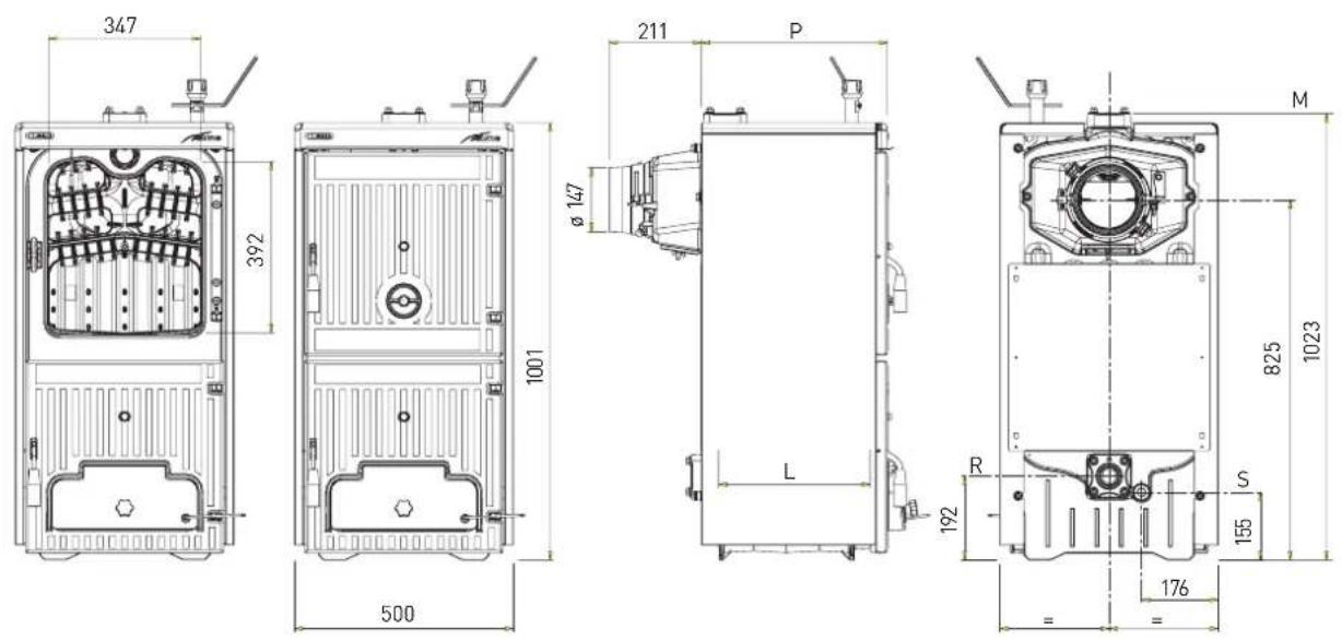 SIME SOLIDA EV - DIMENSIUNI DE OCUPARE A SPATIULUI (fig. 2) - 1