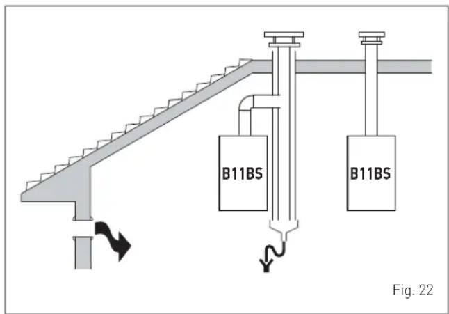 SIME BRAVA ONE OF - Smoke outlet and combustion air inlet - 1