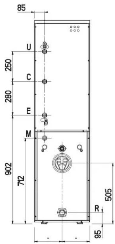 85 U 250 C 280 E M 902 712 505 R 95 bow wall