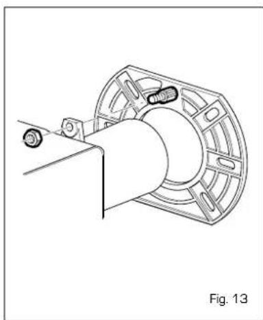 LEGENDE 1 Thermostat réchauffeur 2 Bouchon 3 Réchauffeur Fig. 13/a