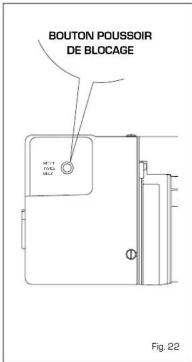 BOUTON POUSSOIR DE BLOCAGE RCTT VOLK2 MCL7 Fig. 22