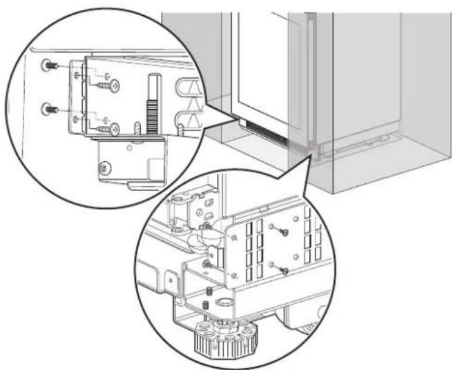 SIGNATURE SKSUD2402P - Attaching Appliance to Enclosure - 1