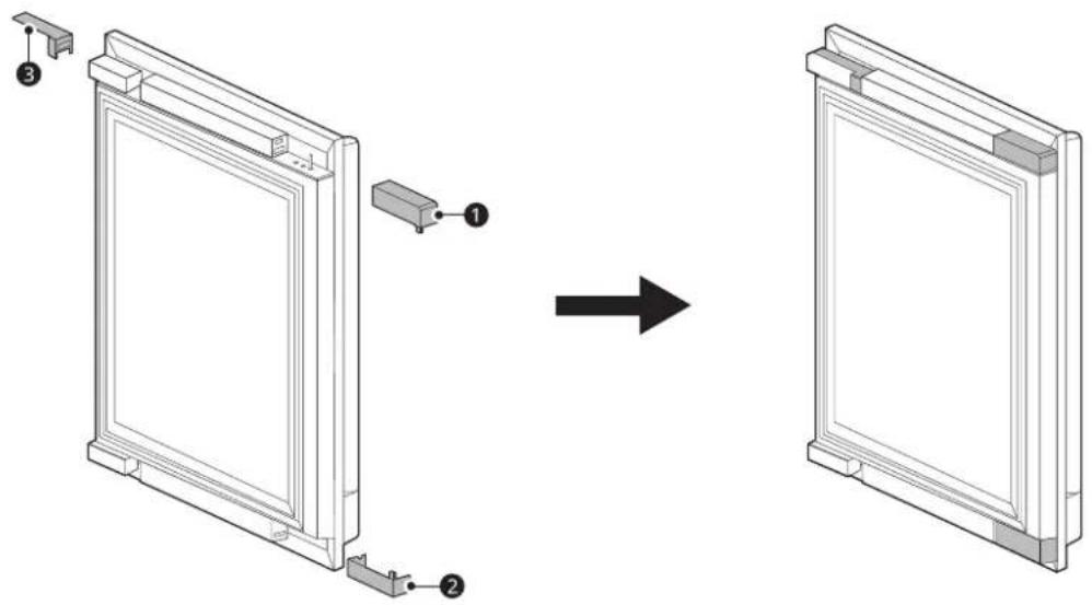 SIGNATURE SKSUD2402P - Installing the Upper and Lower Door Trim (Finish) on the Wine Model Doors - 1